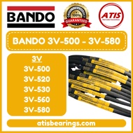 BANDO 3V500 3V520 3V530 3V560 3V580 Industri Mesin Motor POWER ACE Compressor Fan Belt - 3V-500 3V-5