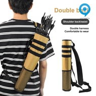 [LAG]  Archery Arrow Quiver Back Hip Dual Use Large Capacity Adjustable Strap Oxford Cloth Outdoor  Recurve Bow Target Practice Arrow Storage Bag