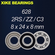 XIKE 628-2RS/628ZZ/628/628-2RSC3/628ZZC3/628C3 Size 8x24x8mm High Quality Deep Groove Ball Bearings