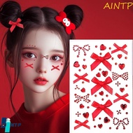 AINTP Face Gem Sticker, Shiny Sparkling 3D Rhinestone Sticker, Decorative Y2K Self-adhesive Waterpro