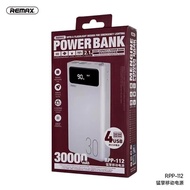 100% Original Remax 30000mAh/40000mAh Power Bank RPP-112/113 4 USB 20000mAh Power Bank  POWERBANK FA