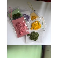 [Wool keychain] 4-leaf clover symbolizing luck and peace. Extremely meaningful giftPiece