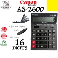 CANON CALCULATOR AS-2600 / CANON AS-2600 DESKTOP CALCULATOR [16 DIGIT] (READY STOCK / 100% ORIGINAL)