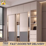 Arke Sliding Door Wardrobe Bedroom Home Assembly Large Cabinet Sliding Door Wardrobe 5.27