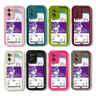 Cartoon Cute Plane Ticket Kuromi Phone Casing For OPPO A53 A33 A57 A57S A60 A77 A77S A79 A94 A93 A1 