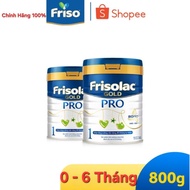 [100% genuine imported] 2 CANS of Frisolac gold pro 1 800g for babies 0 to 6 months old DATE NEW.