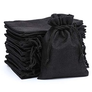 Naler 24pcs Burlap Bags with Drawstring Linen Gift Bags Jewelry Pouches Sacks for Wedding, Party Fav