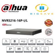 DAHUA 16CH / 16 CHANNEL NVR5216-16P-I/L 1U 2HDDS 16POE WIZMIND NETWORK VIDEO RECORDER