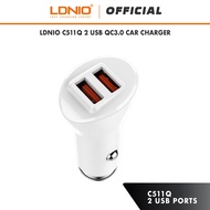 LDNIO C511Q 2 USB Quick Charge 3.0 Fast Charging Car Charger