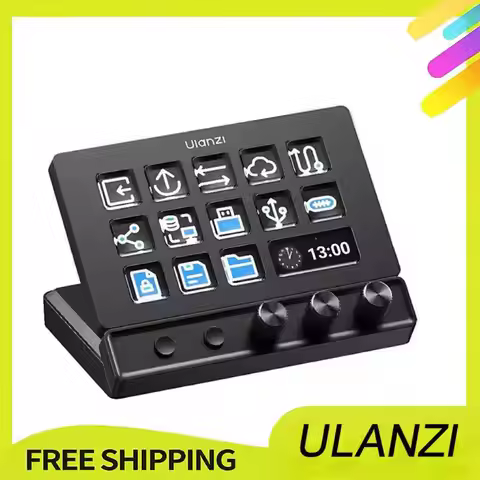 Ulanzi D200X All-in-One Creative Control Deck Desktop Hub Controller Live Streaming Studio Smart Lig