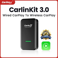Carlinkit 3.0 Carplay Wireless Adapter 1 Year Warranty USB Plug and Play Auto Connect Easy To Use