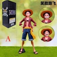 Grandista One Piece Monkey D Luffy Figure 25cm Toy Grandline Men Luffy Anime Collectible Model Dolls