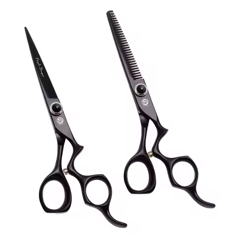 Hair Scissors Professional Purple Dragon 5.5" 6" Japan 440C Barber Hairdressing Scissors Haircut Set
