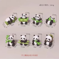 Bamboo Panda Creative Cute DIY Home Decor Sichuan Chengdu Travel Souvenir EA67 Bamboo Panda Creative