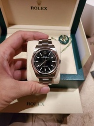 【已交流】勞力士 114300 ROLEX 黑面 Oyster Perpetual 2018 新款 蠔式恆動