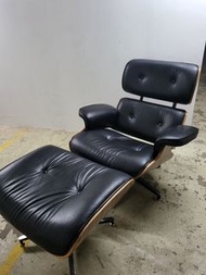 Eames lounge chair with ottoman