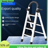 【Free Shipping】Ladder Household Folding Indoor Herringbone Ladder Multi-functional Ladder 456 Step Ladder Thickened Telescopic Pedal Ladder