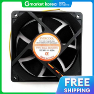 เอเวอรคล EC12038HH24BA-3P (120มม./38T/2บอล/24V)/พดลมระบายความรอน