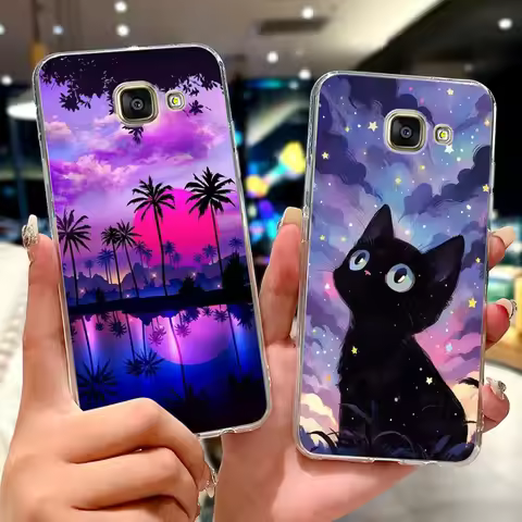 New Design Phone Case For Samsung Galaxy A5 2016 2017 A510F A520F Clear TPU Soft Silicone Cases For 