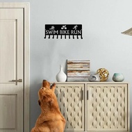 HELLOYOUNG Triathlon Medal Display Wall Rack Hanger Organizer Sport Award Storage