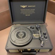 賓利BENTLEY黑膠唱片機藍牙音箱多功能復古便攜式留聲機黑膠lp