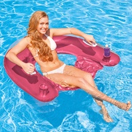 Trending Now Water Hammock Adult Swim Ring Tube Inflatable Swim Mattress For Adult Swimming Ring Swi