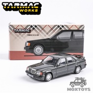Tarmac Works 1:64 190 E 2.3-16 Black metallic Diecast Model Car