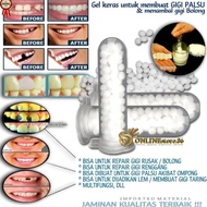 Asli Gigi Palsu Temptooth Temporary tooth | Lem Tambal Gigi Instan