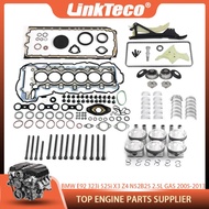 Head Gasket Set Timing Chain Kit Piston Bolt For BMW E60 E61 E83 E85 E91 E92 323i 323Xi 325Xi 523i X