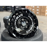 NEW 15X7J Lenso DTM Rim (set of 4) Black 5X114.3 for Kembara Aruz XPander XTrail