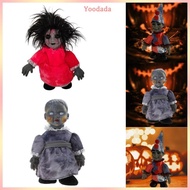 Yoo Electronic Halloween Doll VoiceActivated Walking GhostDoll Haunted House Props