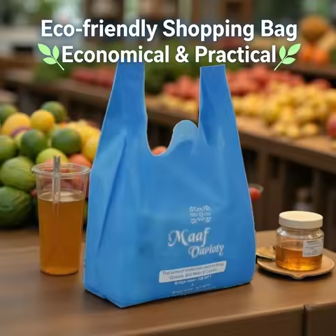 1000pcs/Lot Wholesale Custom Printed Logo Non Woven Vest Bags, Eco Friendly Reusable Shopping Bags H