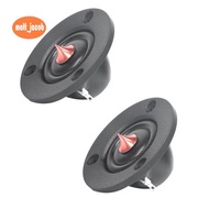 2PCS 2 Inch Dome Tweeter Speaker Unit Chinese Silk Diaphragm  Treble Car Home Theater 6Ohm Black