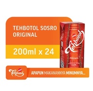 Teh Botol Kotak Sosro Original 200ml isi 24 pcs