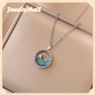 925 italy silver original  Whale Ocean Necklace