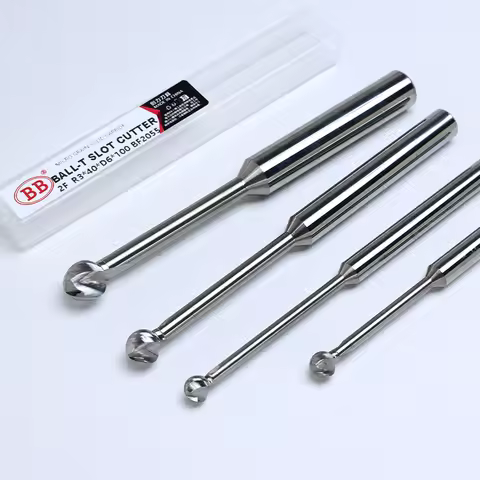 BB Ball T Shape Cutter Undercutting 3D Arc Ball Nose DIY Tool R2 R3 R4 R5 R6 Wood Plastic Metal BC20