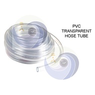 [ 1 LENGTH - METER] PVC CLEAR HOSE PIPE / TRANSPARENT HOSE TUBE / AIR LINE TUBE