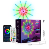 Ready Stock led Symphony Fireworks Light Meteor Marquee Explosion LED Light with app Music 5v Flowin