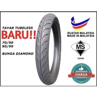 Tyre Tayar TUBELESS Bunga Maxxis Diamond 3D 60/80-17 70/80-17 80/90-16 80/90-14 80/90-18