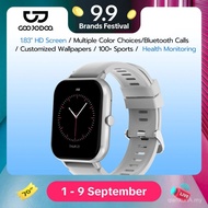 GOOJODOQ 1.83' Inch Smart Watch Square HD Bluetooth Smart Watch |   Sports Fitness Tracker Monitorin