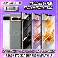 Google Pixel 9 Pro XL 9 Pro 9 8A 8 Pro 8 7 Pro 7a 7 6 Pro 6a 5a Hydrogel Screen Protector