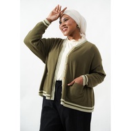 Gabriella Contrast Stripe Cardigan