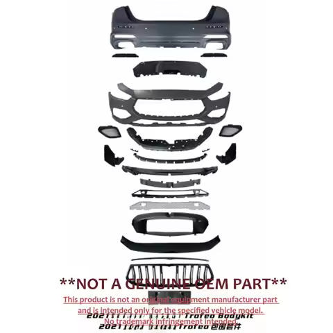 For Maserati Ghibli 2021 TROFEO Style Body Kit Bumper Modification Parts