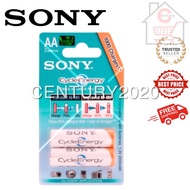 SONY AA Rechargeable Battery 1.2V Cycle Energy 2pcs/pack