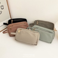 Water-Repellent Nylon Multi-Layer Storage Bag Passport/Makeup/Passbook Multifunctional Travel/Portab