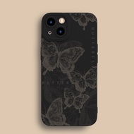 Sketch Butterfly Suitable for Apple 13 Phone Case iPhone15promax Creative 17/16/14 Unique 11/12 Men 