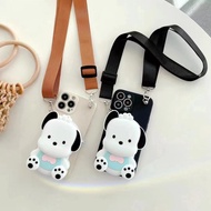 Phone Case Samsung A32-4G A32-5G/M32-5G A33-5G A52-5G/4G/A52S-5G A53-5G Coin purse Pacha dog diagona