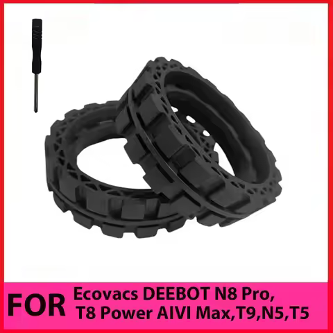 Wheel Tire For Ecovacs DEEBOT N8 Pro,T8 Power AIVI Max,T9,N5,T5 Robot Vacuum Cleaner Accessory Spare
