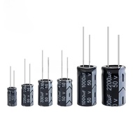 50V Aluminum Electrolytic Capacitor 0.1UF 0.22UF 0.47UF 10UF 22UF 33UF 47UF 100UF 220UF 470UF 680UF 