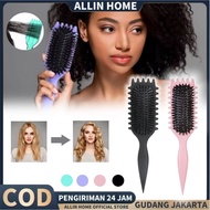 Curl Defining Brush Curly Hair Comb Define Styling Curl Brush Anti Wrinkle Anti Frizz Nylon Comb Blo